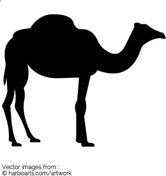 335x355 Download Silhouette Camel