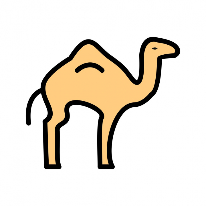 720x720 Camel Vector Icon