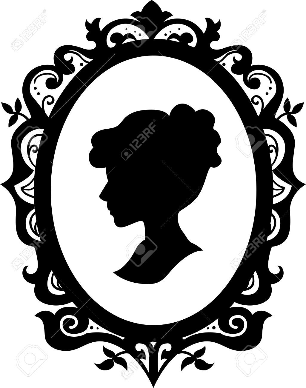 1025x1300 Cameo Stock Illustrations, Cliparts And Royalty Free Cameo Vectors