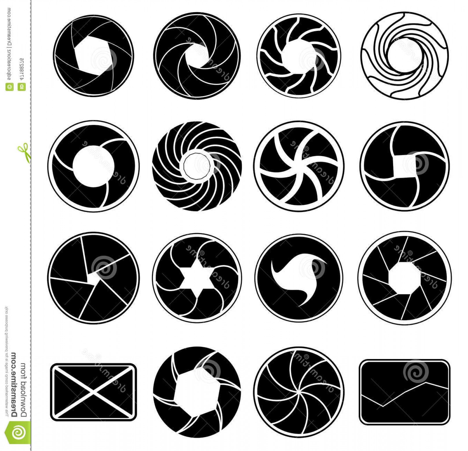 Stock Illustration Camera Shutter Icons Set Aperture Photography 1618x1560 Stock Illustration Camera Shutter Icons Set Aperture Photography