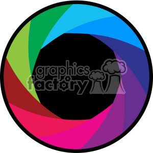 Vector Camera Shutter Colorful Flat Design Aperture Icon Clipart 300x300 Vector Camera Shutter Colorful Flat Design Aperture Icon Clipart