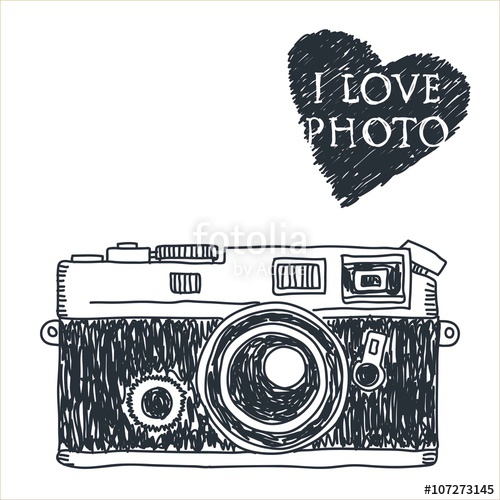 500x500 Hand Draw Camera Vector Stock Image And Royalty Free Vector
