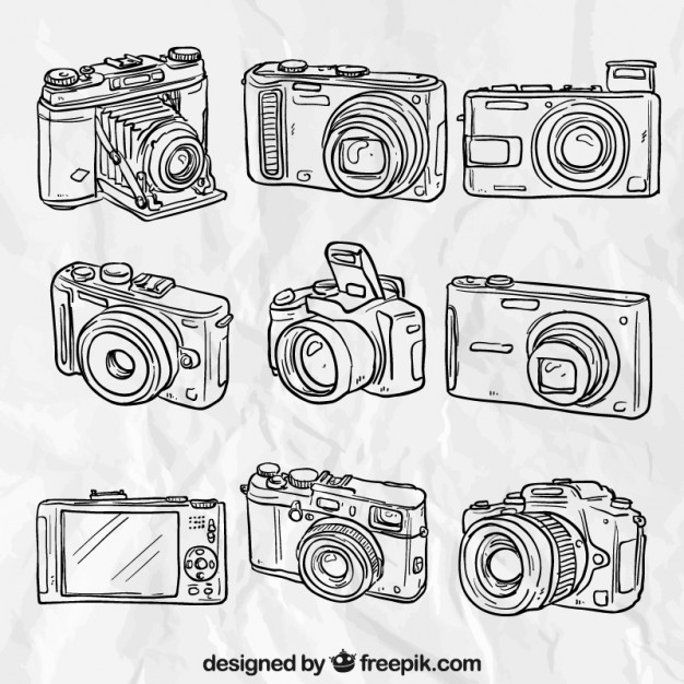 Camera Drawing Vector at Vectorified.com | Collection of Camera Drawing ...