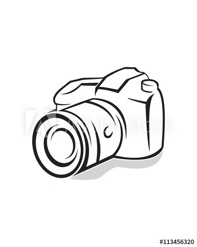 400x500 Camera Simple Drawing