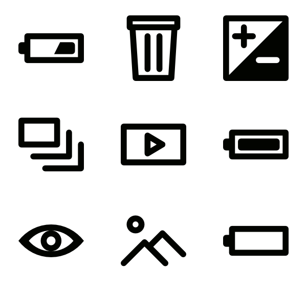 600x564 Camera Flash Icons