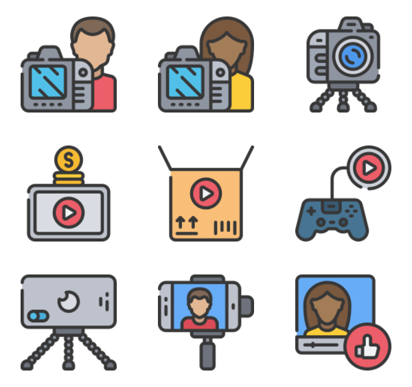 Camera Icons 600x564 Camera Icons