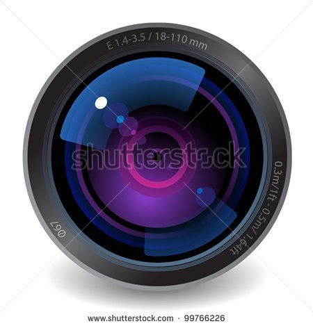 450x469 Icon For Camera Lens White Background Vector Saved As