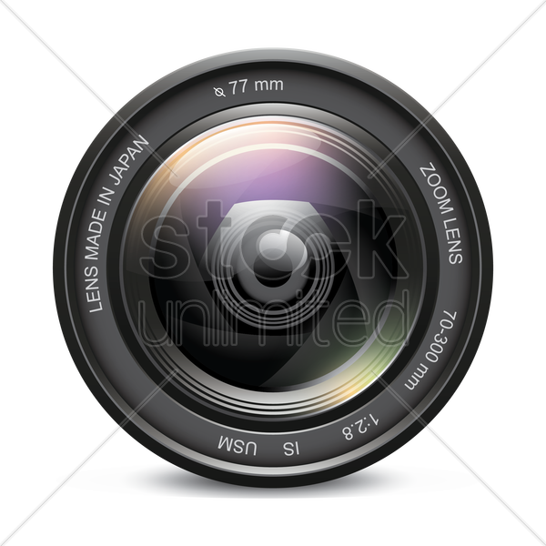 Camera Photo Lens Vector Image 600x600 Camera Photo Lens Vector Image