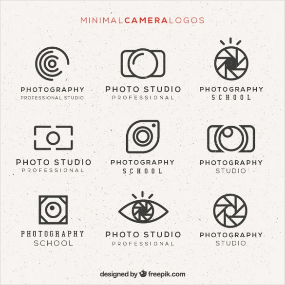 585x585 Photography Logo Free Vector Format Download