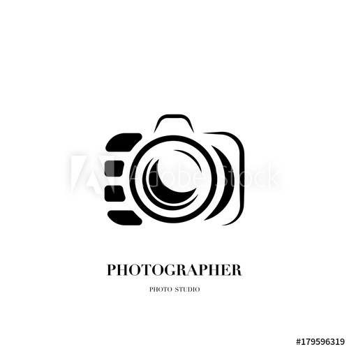 500x500 Abstract Camera Logo Vector Design Template For Professional