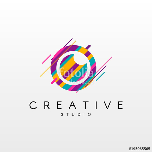 500x500 Camera Logo Abstract Camera Logo Design, Made Of Various
