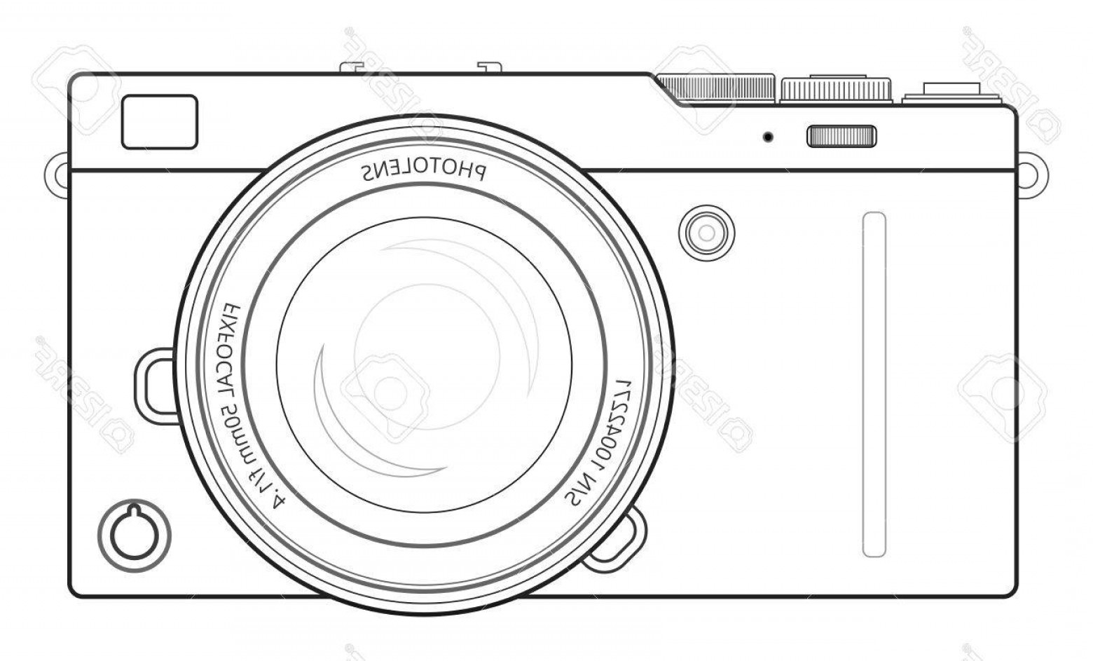 1560x943 Photostock Vector Mirrorless Interchangeable Lens Digital Photo