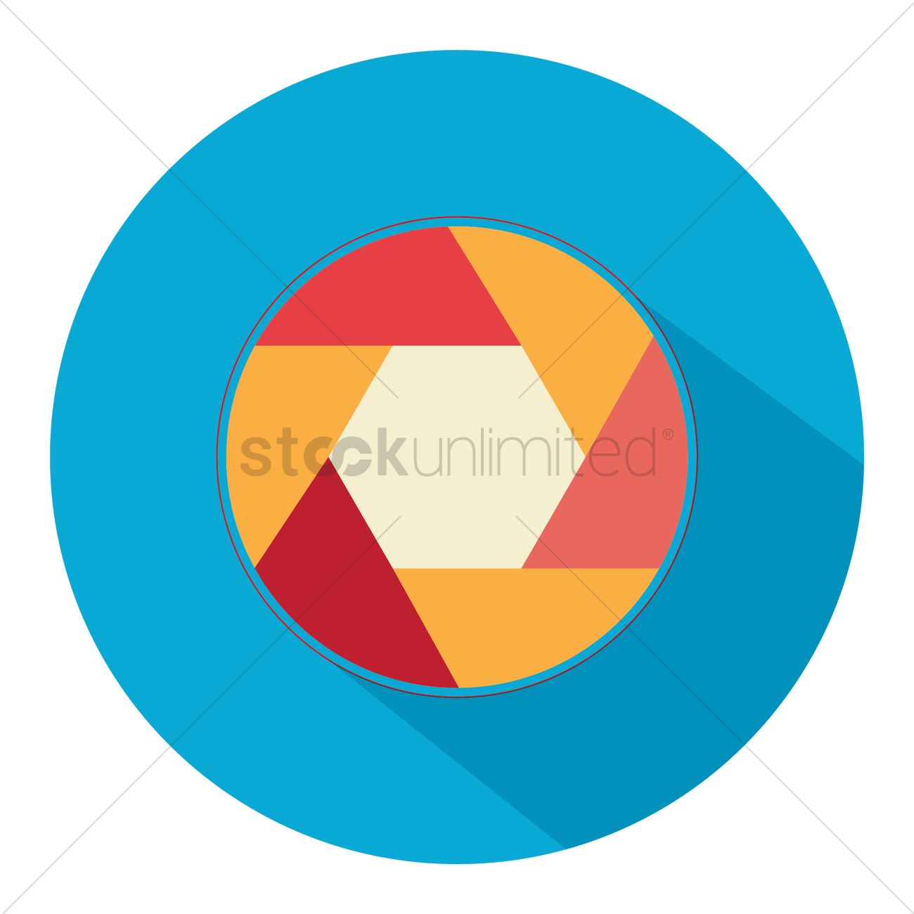 1300x1300 Camera Shutter Vector Image