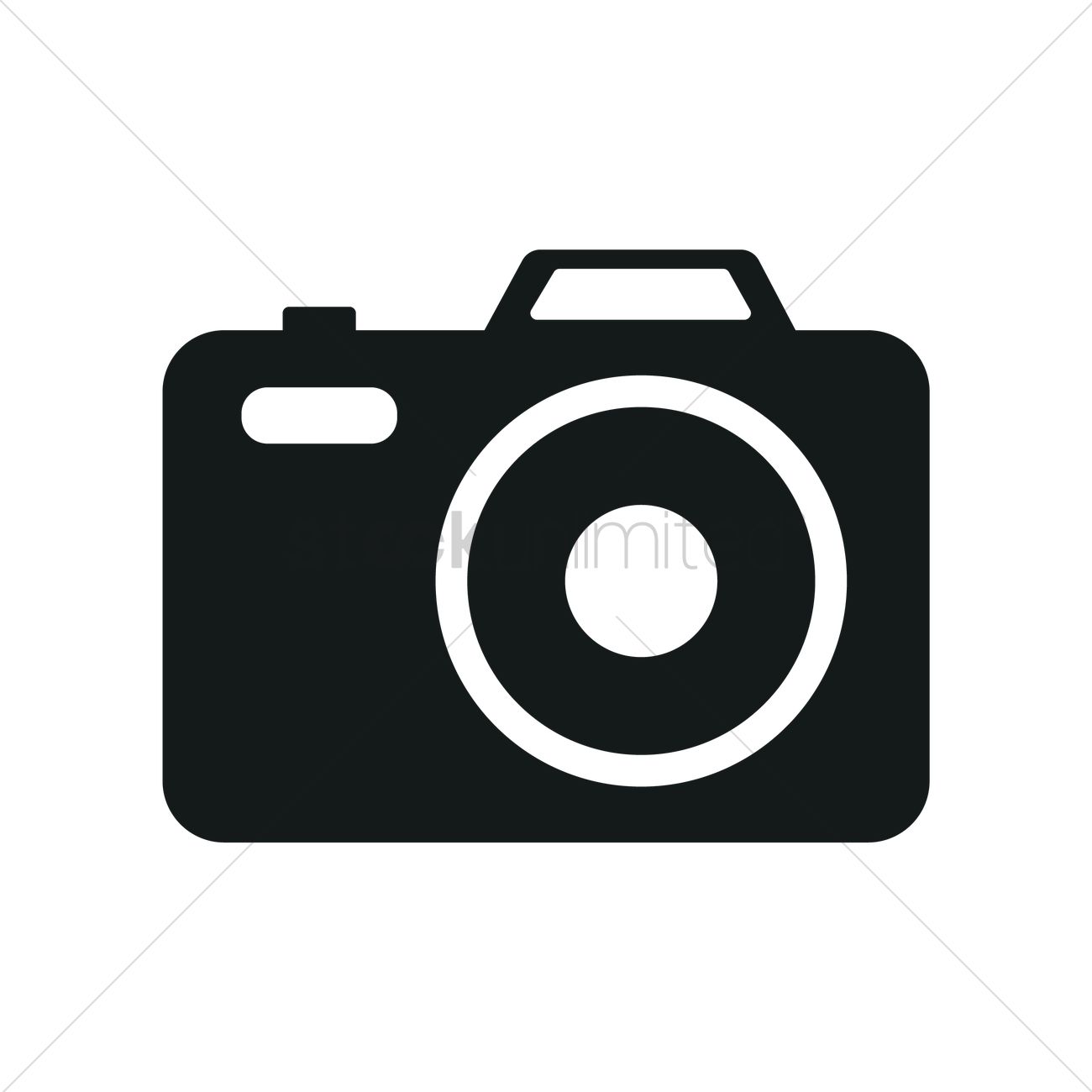 1300x1300 Camera Silhouette Vector Image