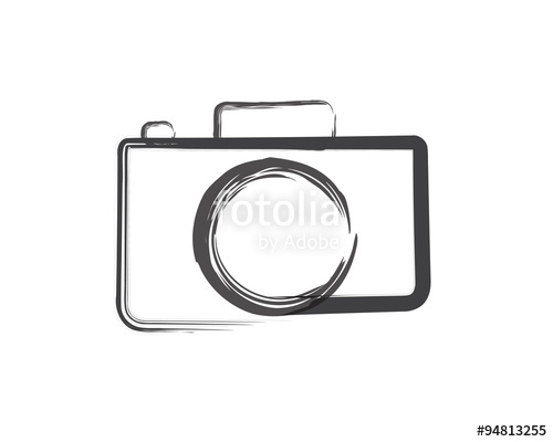 500x400 Camera Silhouette, And Camera Logo Stock Image And Royalty Free