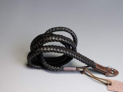 425x319 Barton Vector Leather Camera Strap Black Brown