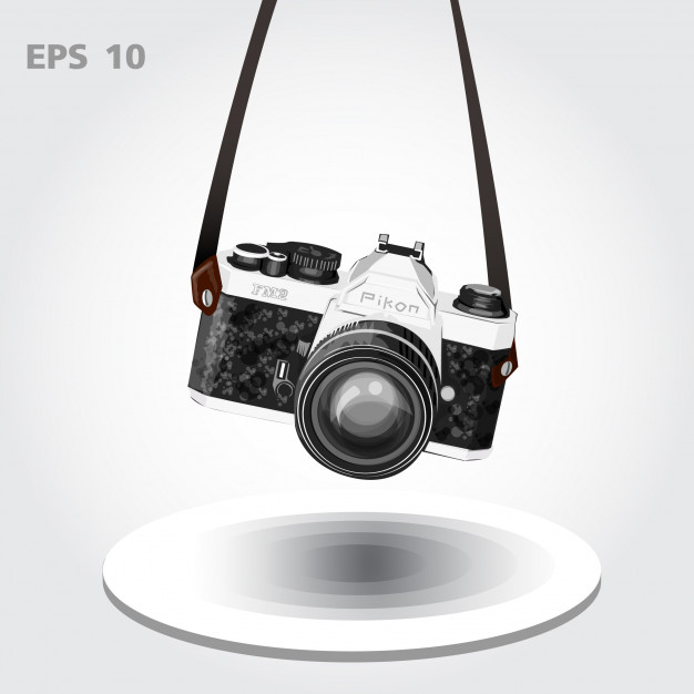 626x626 Vintage Camera Or Retro Camera Vector Vector Premium Download
