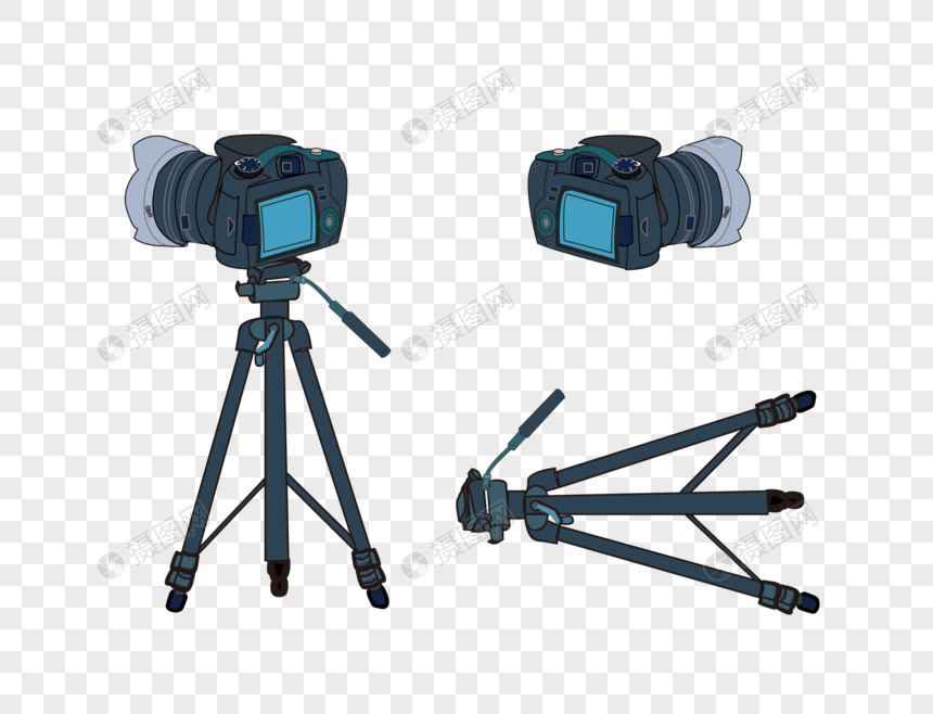 860x658 Camera And Tripod Vector Illustration Png Image Picture Free