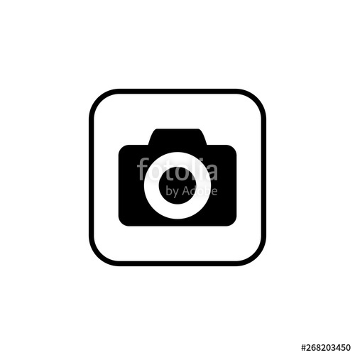 500x500 Camera Icon Camera Symbol Camera Vector Icon Stock Image