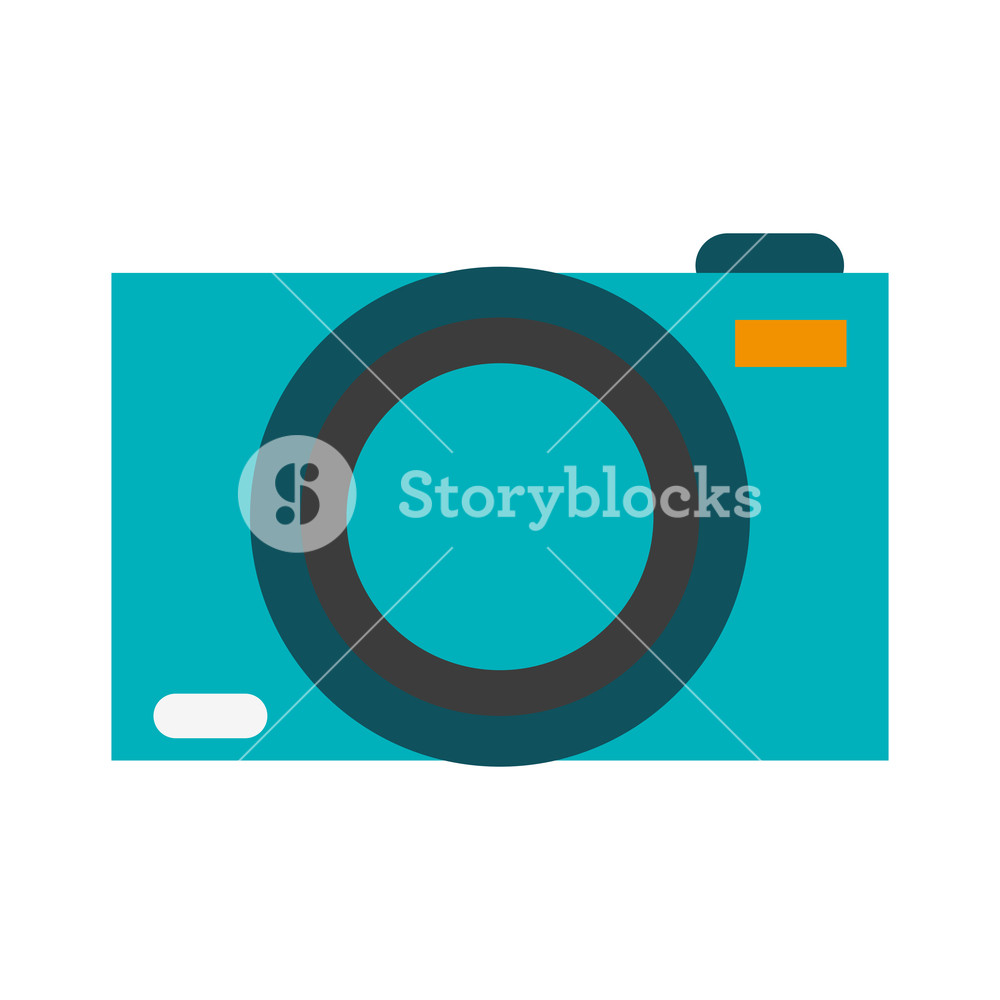 1000x1000 Photographic Camera Symbol Isolated Vector Illustration Graphic