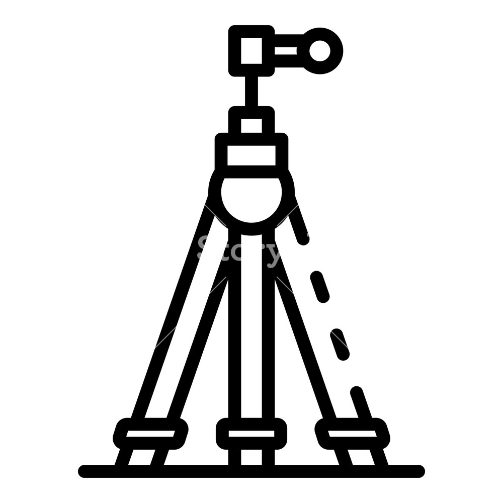 Camera Tripod Icon Outline Camera Tripod Vector Icon For Web 1000x1000 Camera Tripod Icon Outline Camera Tripod Vector Icon For Web