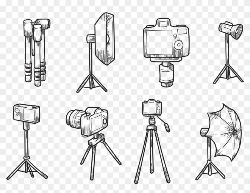 Free Hand Drawn Camera Tripod Vectors Download Free 840x649 Free Hand Drawn Camera Tripod Vectors Download Free
