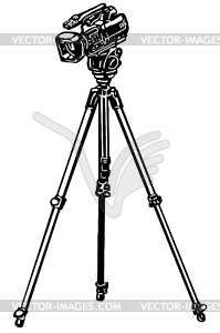 Video Camera On Tripod 199x300 Video Camera On Tripod