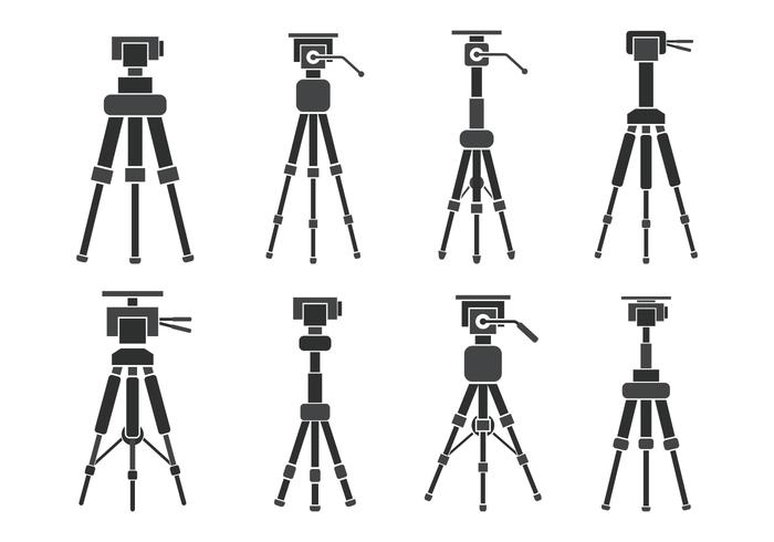 Camera Tripod Vector Icons 700x490 Camera Tripod Vector Icons