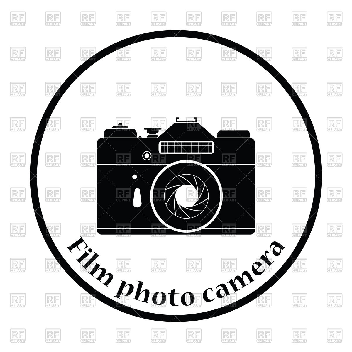 1200x1200 Icon Of Film Photo Camera Vector Image Of Icons And Emblems