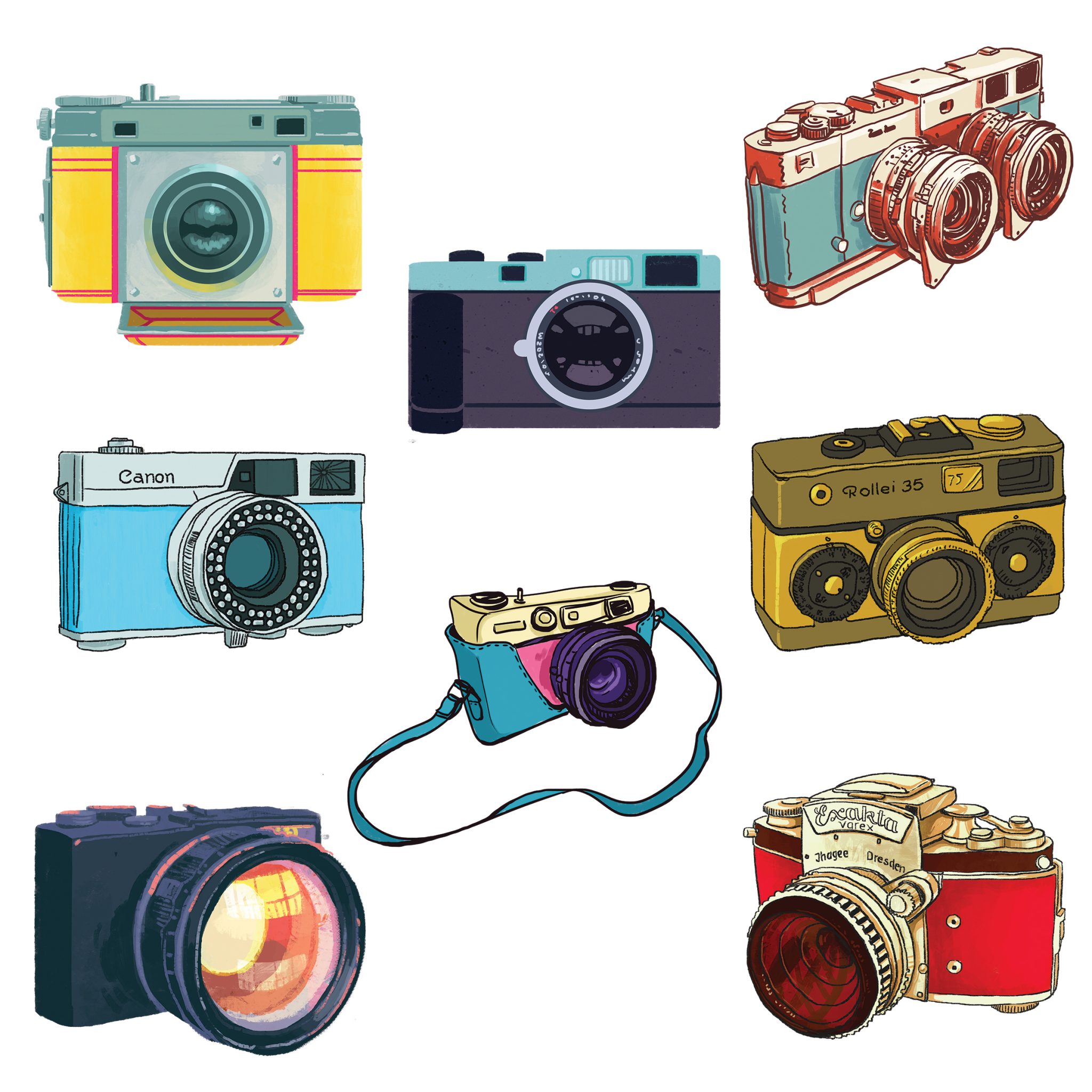 2048x2048 Camera Vector Design Element Collections Mockaroon