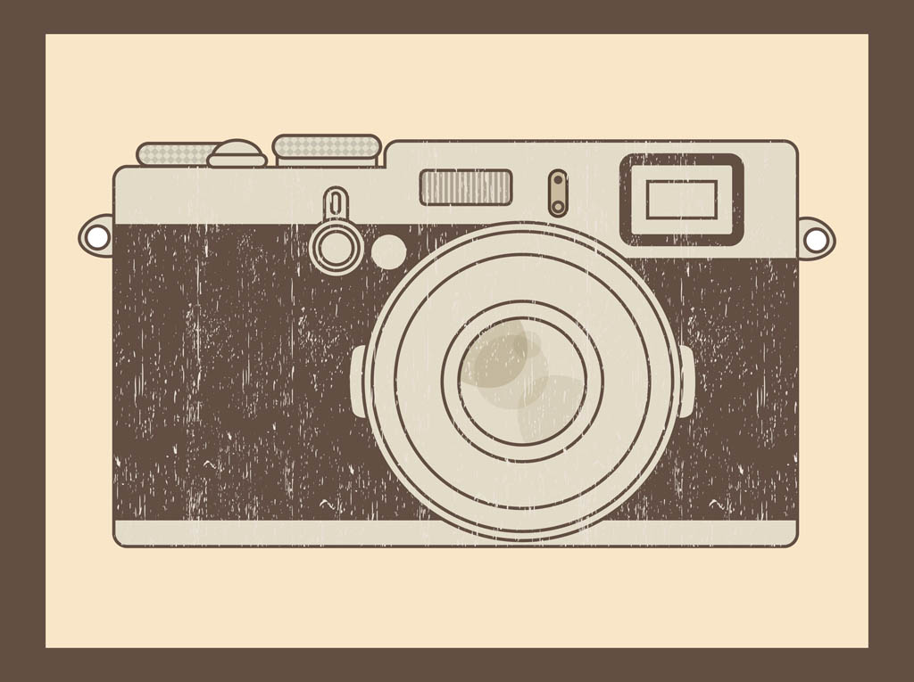 1024x765 Vector Vintage Camera Vector Art Graphics