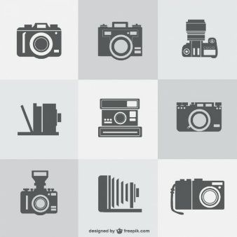 Free Vintage Photo Cameras Vector Collection Tattoo 338x338 Free Vintage Photo Cameras Vector Collection Tattoo
