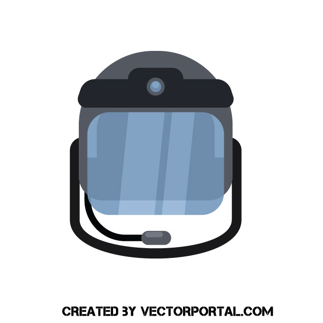 Police Helmet With Camera Vector 660x660 Police Helmet With Camera Vector