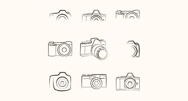 Camera Vector Outline