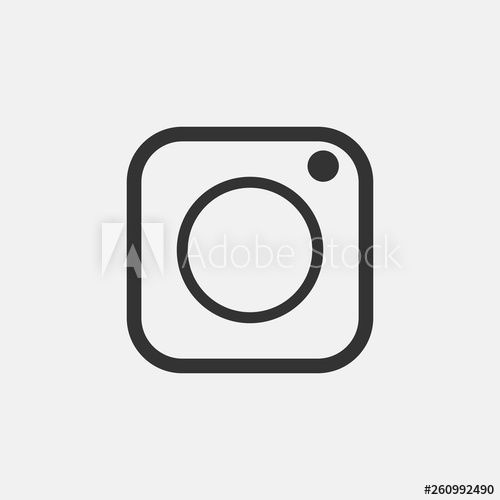 500x500 Outline Camera Vector Icon