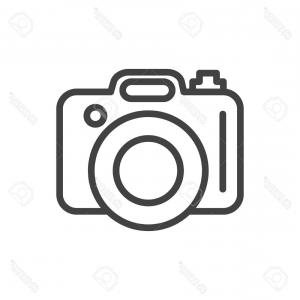 300x300 Photostock Vector Isolated Photo Outline Symbol On Clean