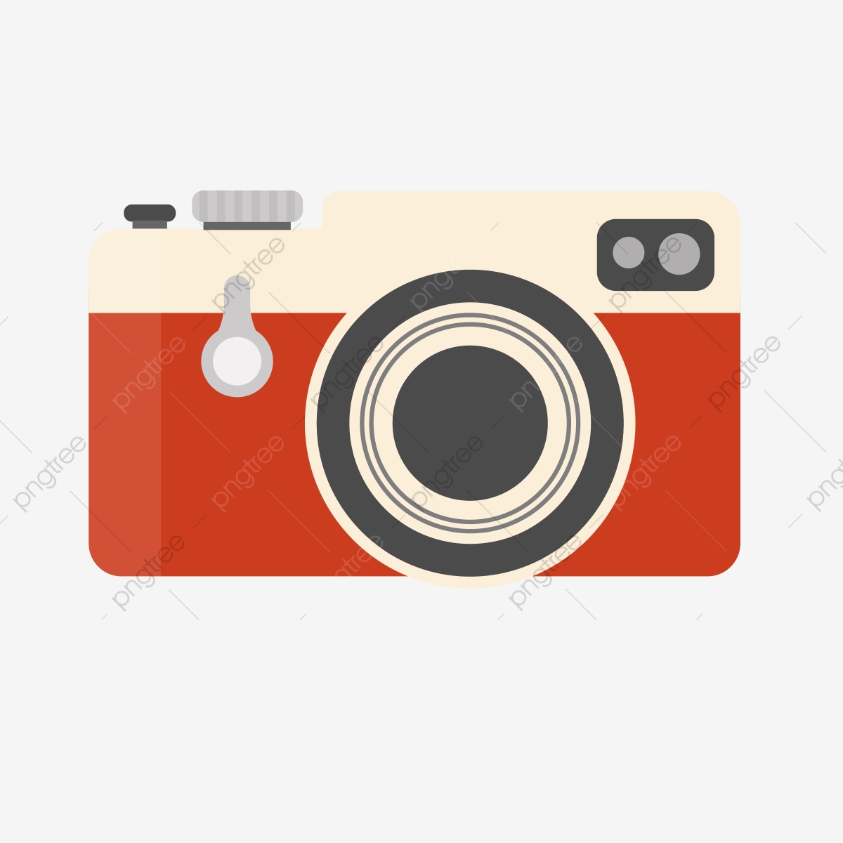 1200x1200 Red Vintage Camera Vector Clipart, Red, Vintage, Symbol Png