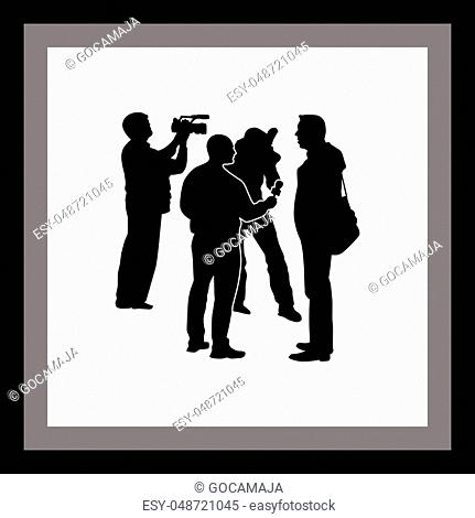 431x470 Cameraman Silhouette Vector Stock Photos And Images Age Fotostock