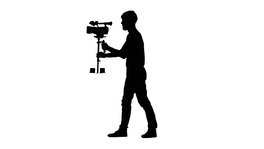 Cameraman Silhouette Vector at Vectorified.com | Collection of ...