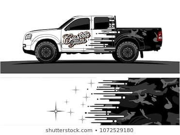 371x280 Truck Graphic Vector Design Abstract Speed Effect Shape