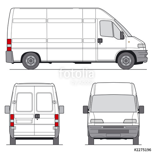 500x500 Van Vector Stock Photo And Royalty Free Images
