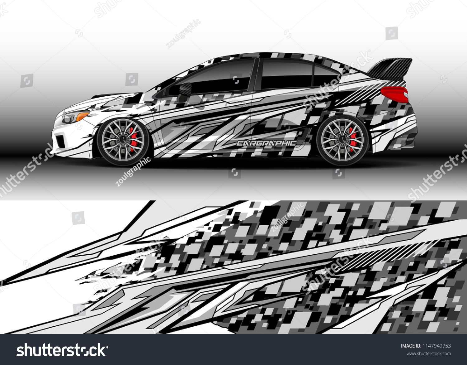 1500x1171 Car Wrap Design Vector, Truck And Cargo Van Decal Graphic