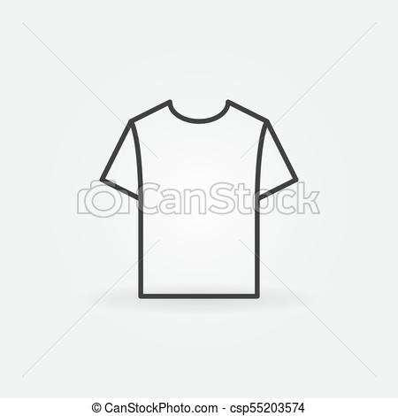 450x470 Lineal, Camiseta, Vector, T, Icon Camisa Estilo