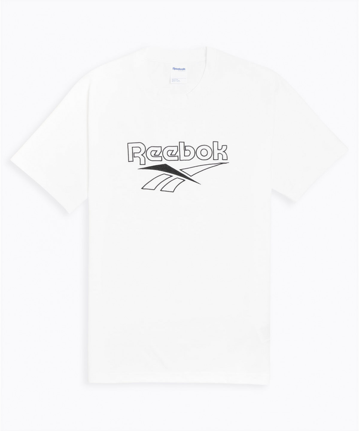1200x1441 Camiseta Reebok Classic Vector Blanco Y Negro Foot District
