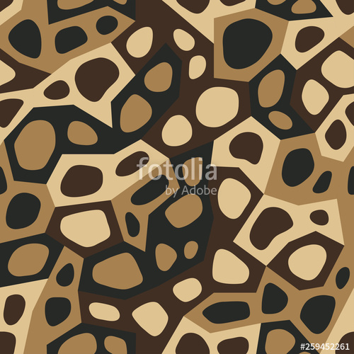 500x500 Geometric Camouflage Vector Military Camo Seamless Pattern