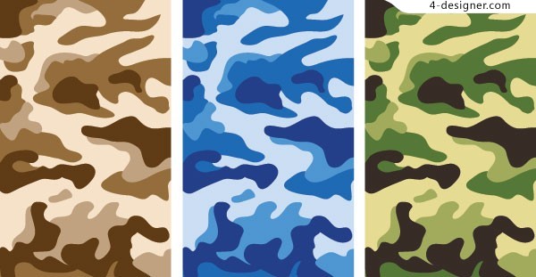 Designer Camouflage Background Vector Material 600x311 Designer Camouflage Background Vector Material