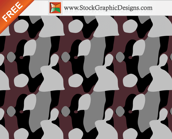 Free Seamless Camouflage Pattern Background Vector Colours 600x486 Free Seamless Camouflage Pattern Background Vector Colours