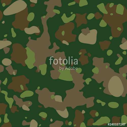 500x500 Camouflage Pattern Military Seamless Texture Green, Brown