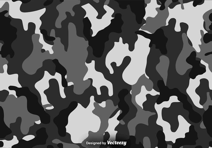 700x490 Vector Black And Grey Camouflage Pattern