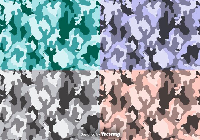 700x490 Multicam Vector Camouflage Seamless Pattern Set